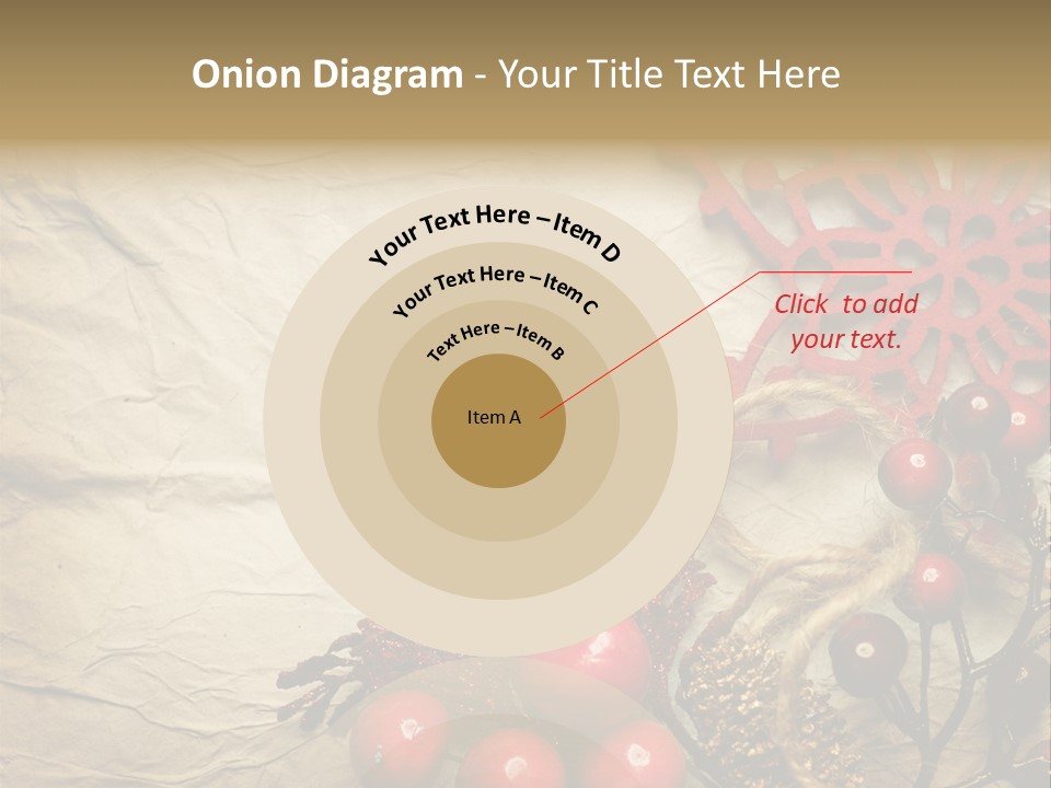 Beautiful Year Gift PowerPoint Template