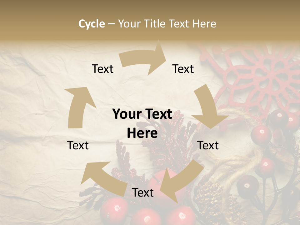 Beautiful Year Gift PowerPoint Template