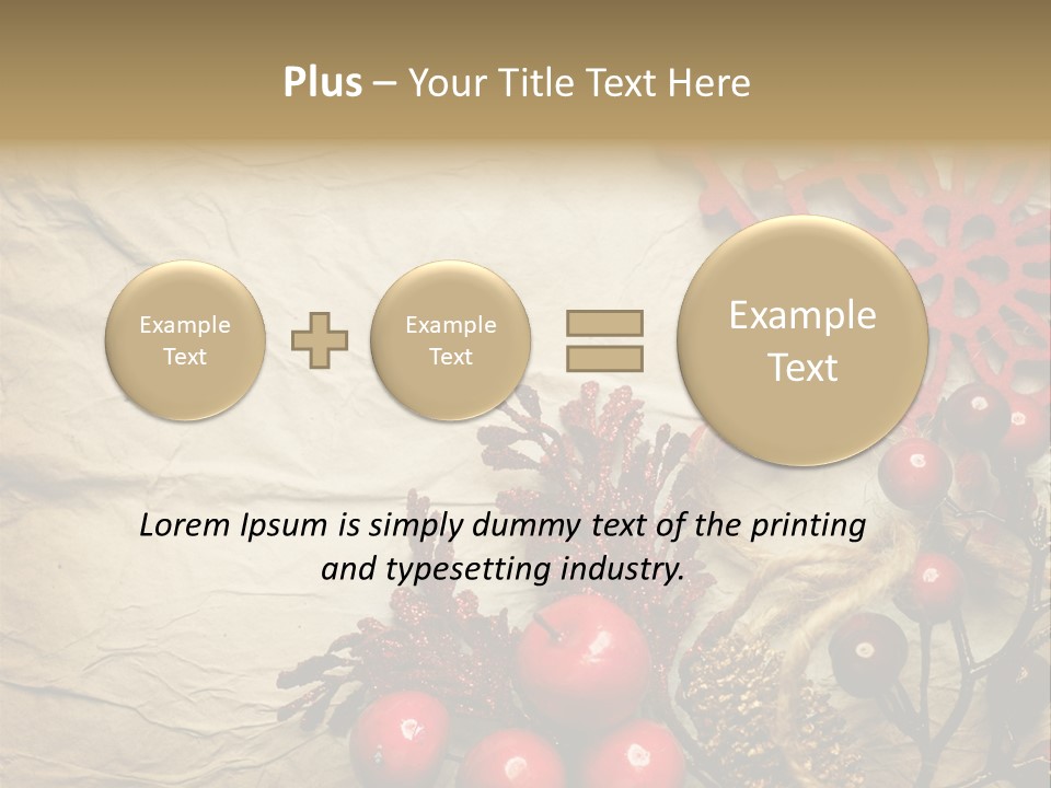 Beautiful Year Gift PowerPoint Template