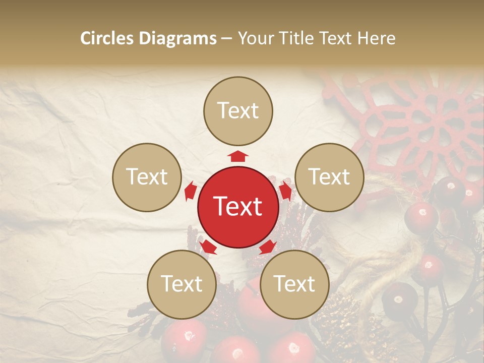 Beautiful Year Gift PowerPoint Template