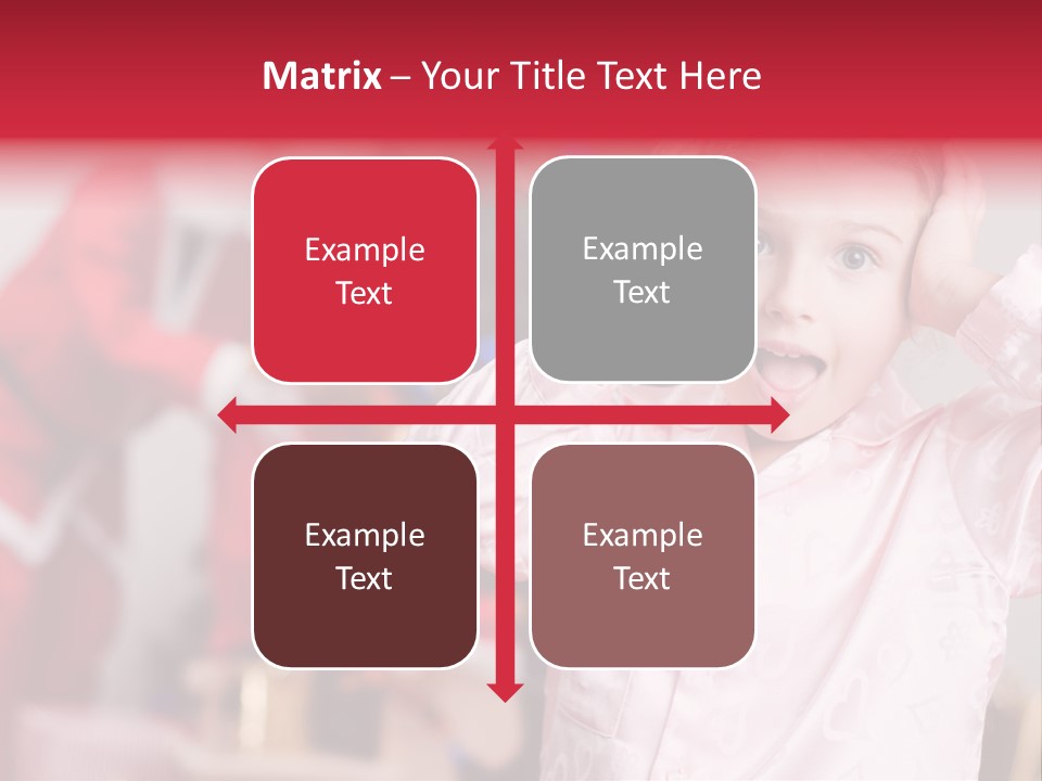 Child Bauble Father PowerPoint Template