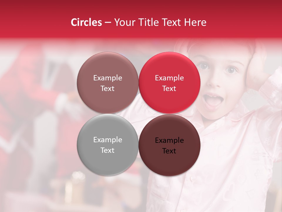 Child Bauble Father PowerPoint Template
