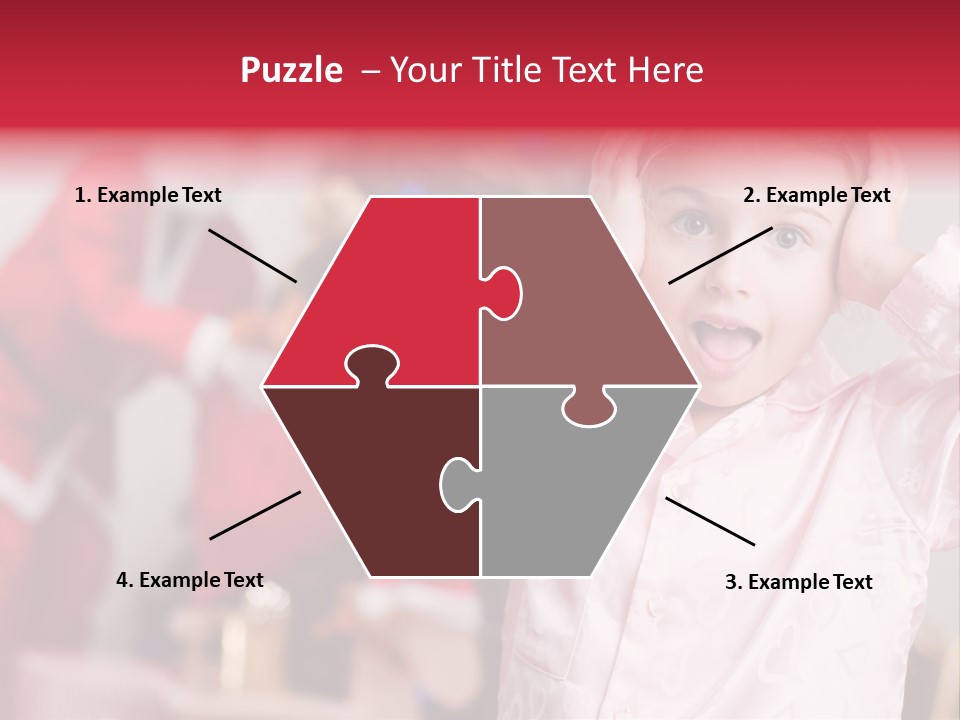 Child Bauble Father PowerPoint Template