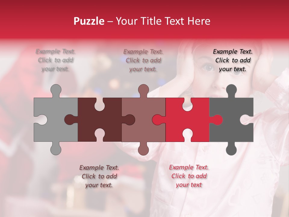 Child Bauble Father PowerPoint Template