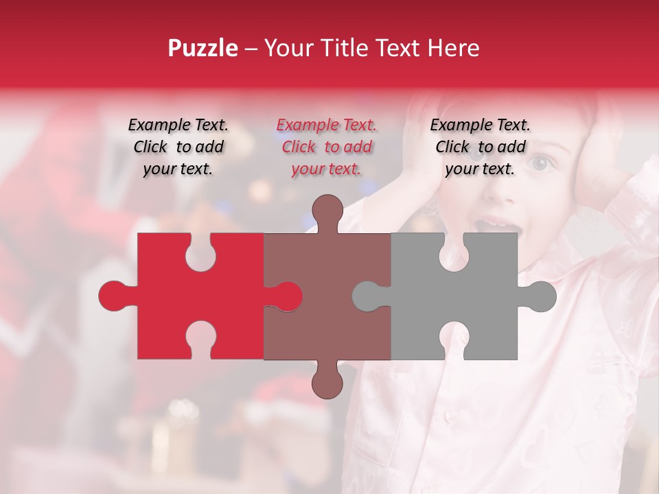 Child Bauble Father PowerPoint Template