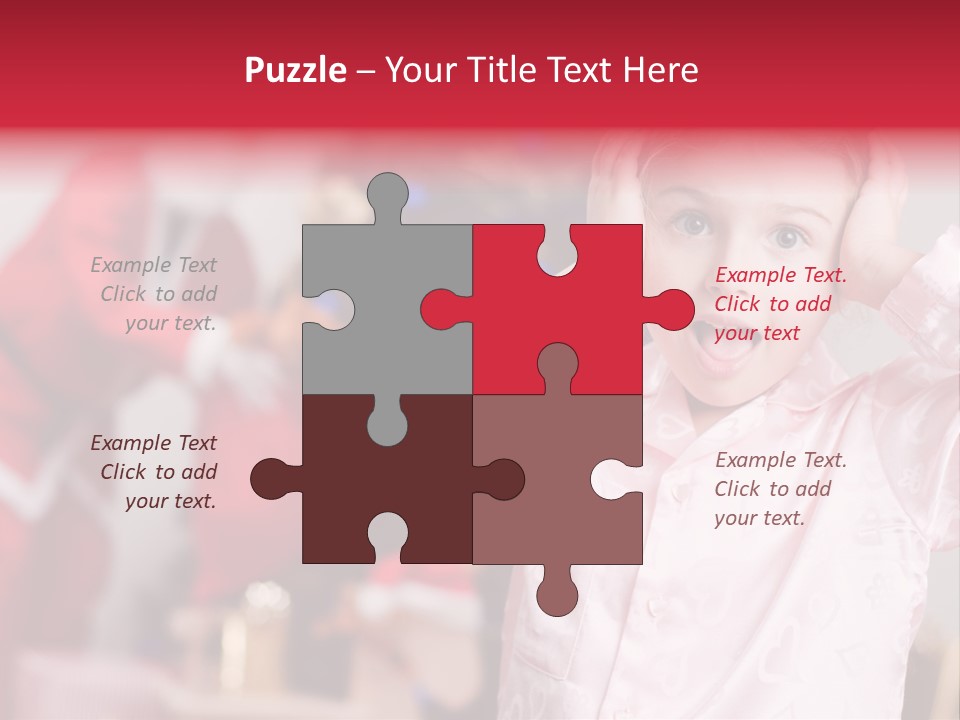 Child Bauble Father PowerPoint Template