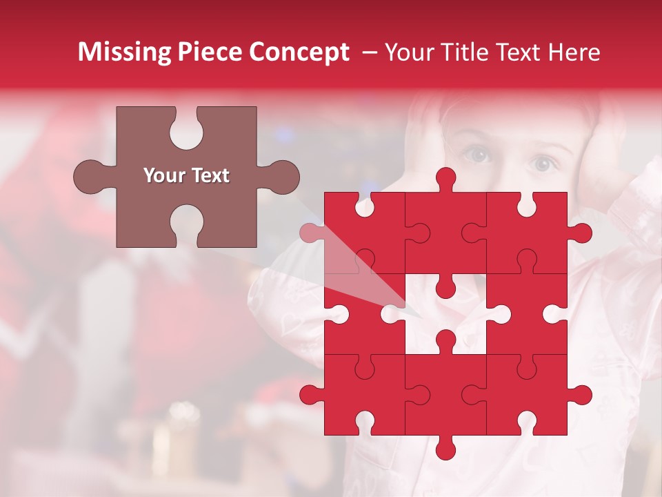 Child Bauble Father PowerPoint Template