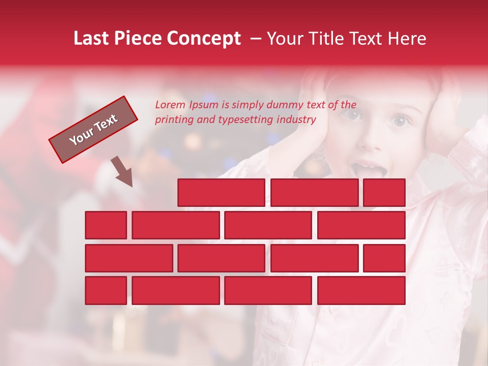 Child Bauble Father PowerPoint Template