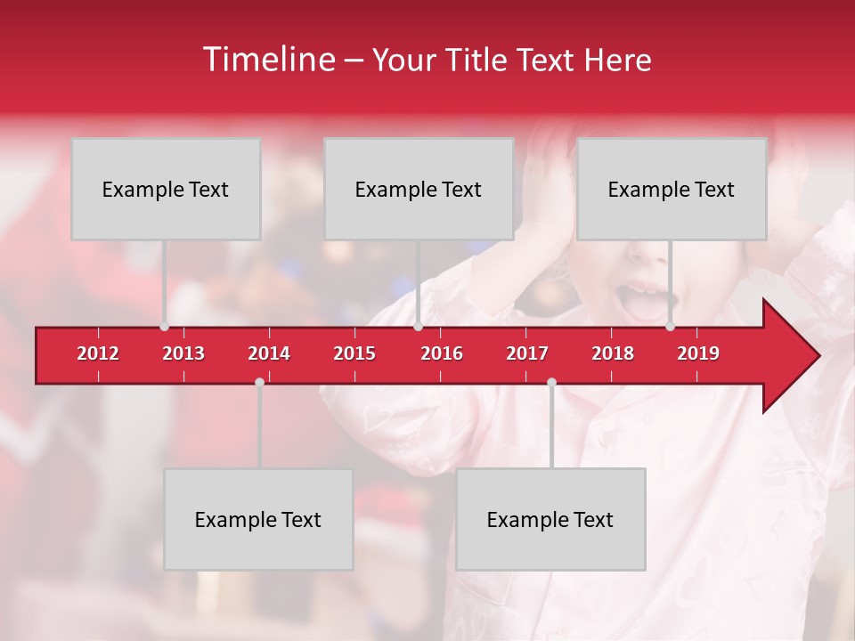 Child Bauble Father PowerPoint Template