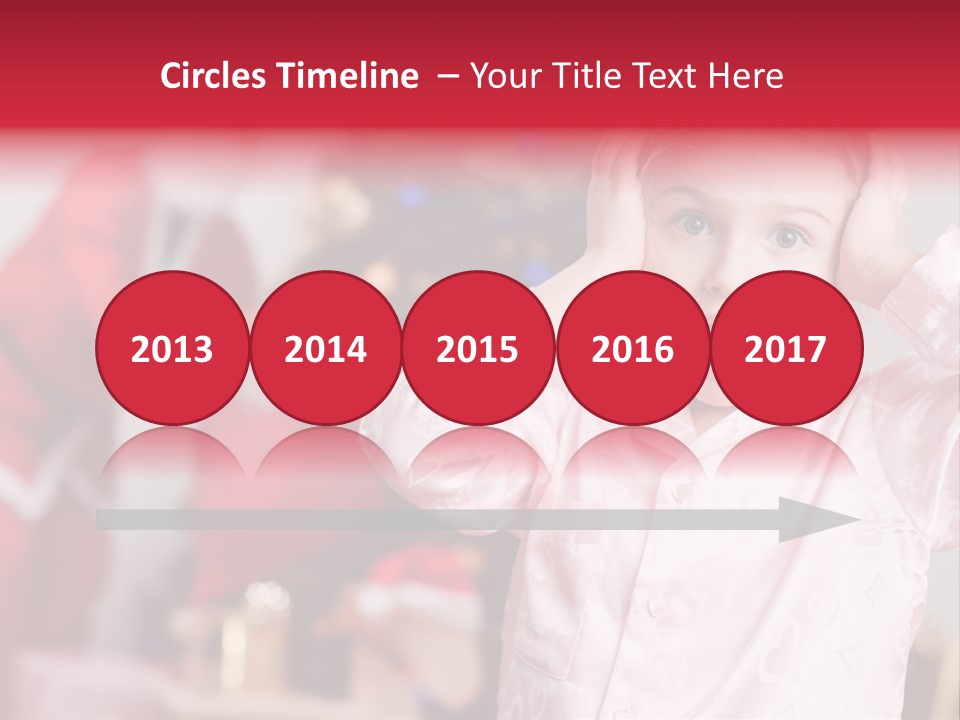 Child Bauble Father PowerPoint Template