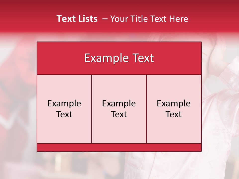 Child Bauble Father PowerPoint Template
