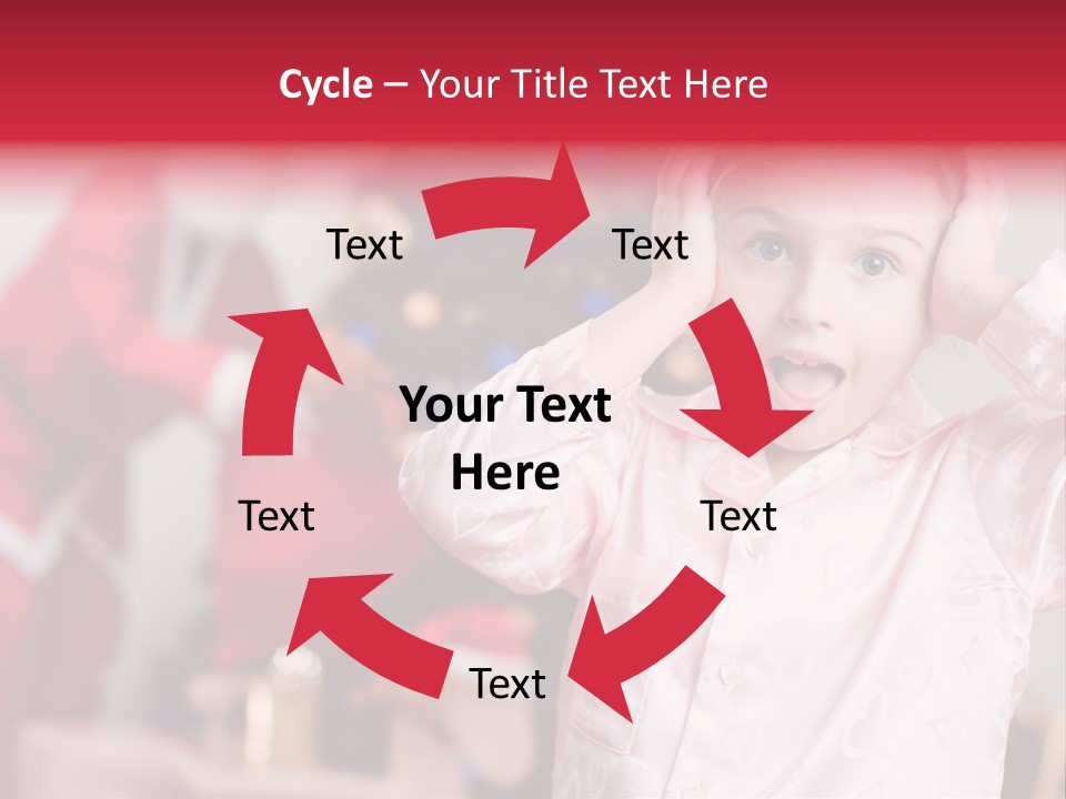 Child Bauble Father PowerPoint Template