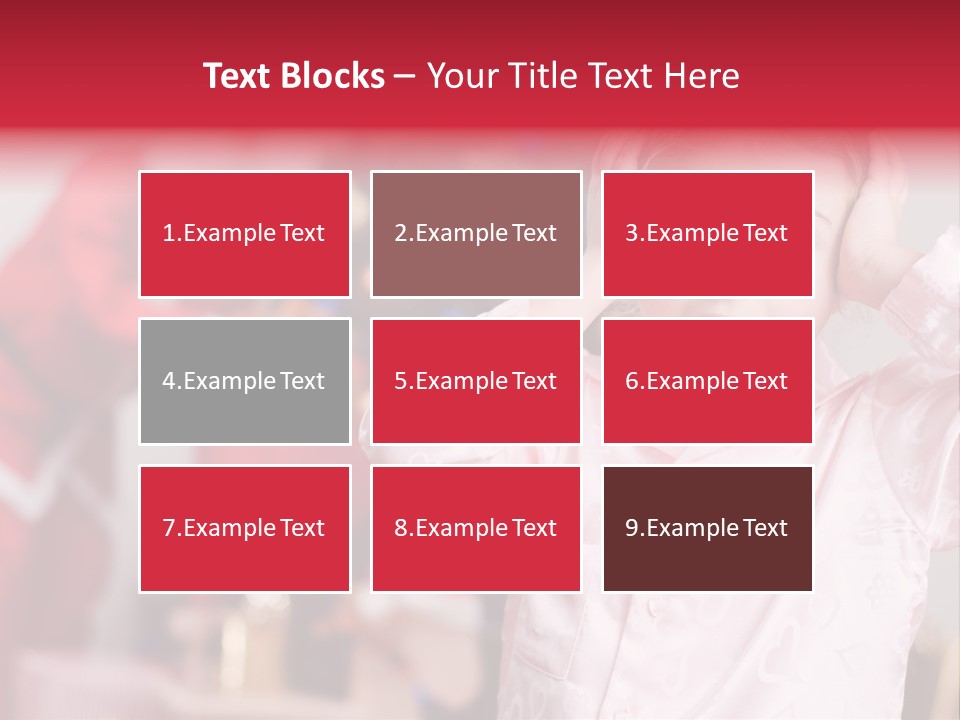 Child Bauble Father PowerPoint Template