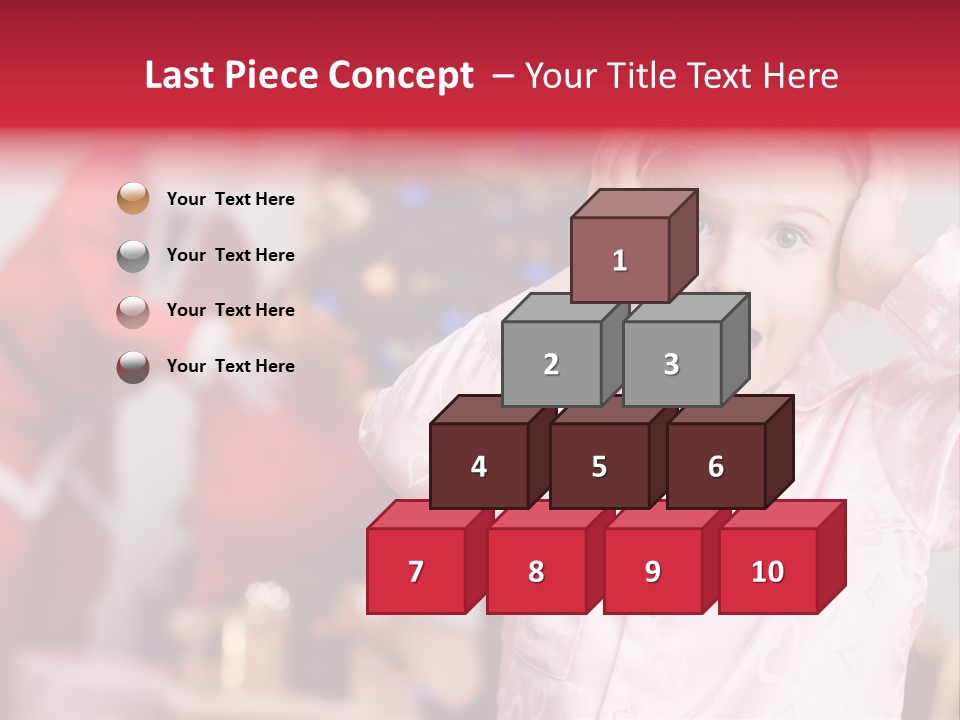 Child Bauble Father PowerPoint Template