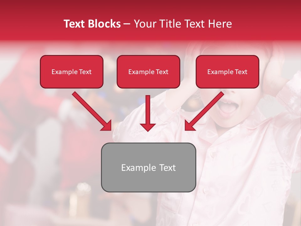 Child Bauble Father PowerPoint Template