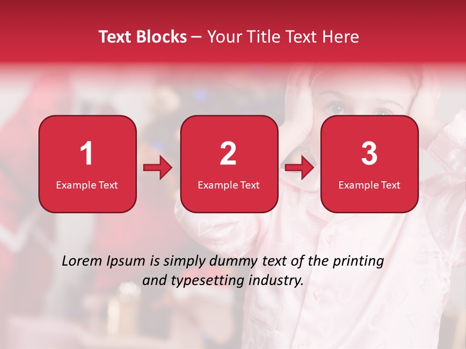 Child Bauble Father PowerPoint Template
