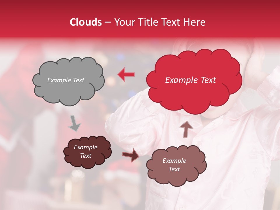 Child Bauble Father PowerPoint Template