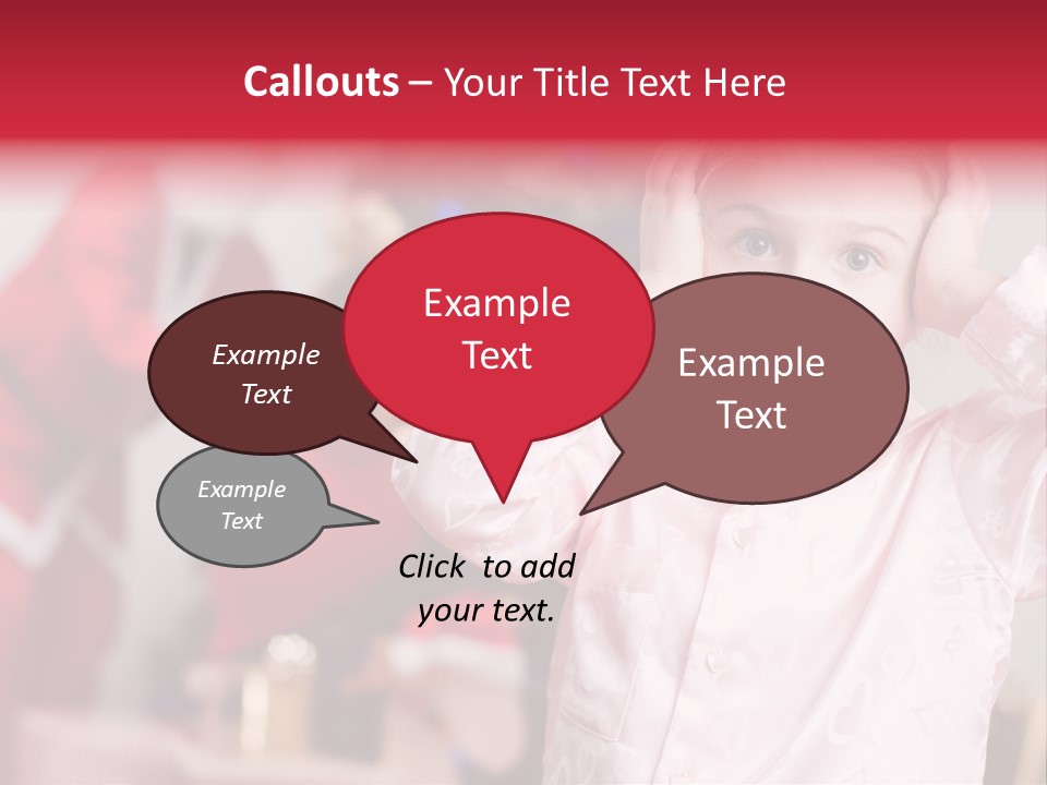 Child Bauble Father PowerPoint Template
