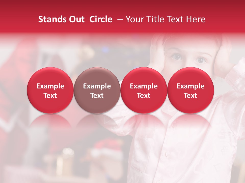 Child Bauble Father PowerPoint Template