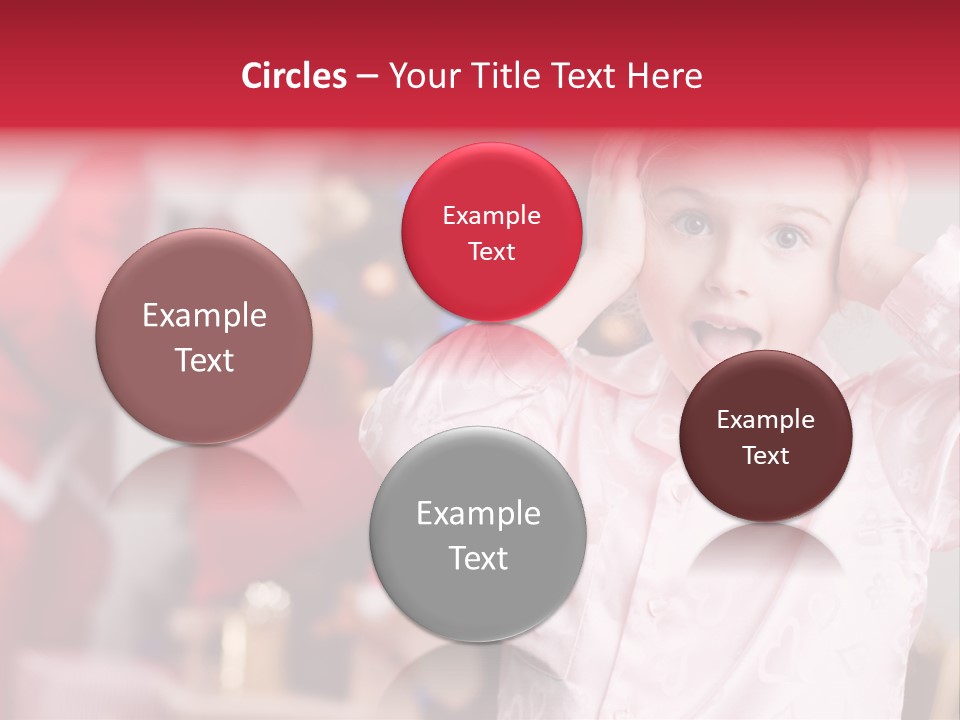 Child Bauble Father PowerPoint Template