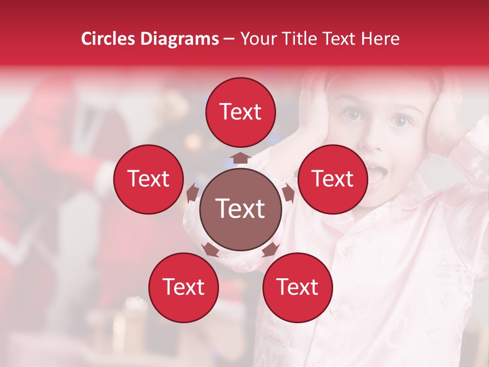 Child Bauble Father PowerPoint Template