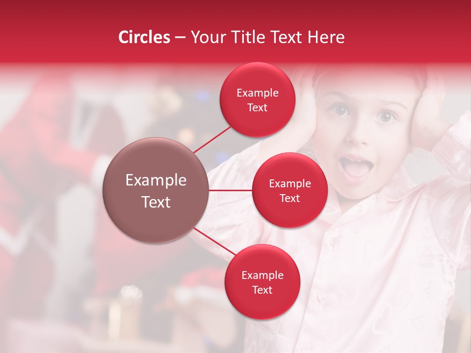 Child Bauble Father PowerPoint Template