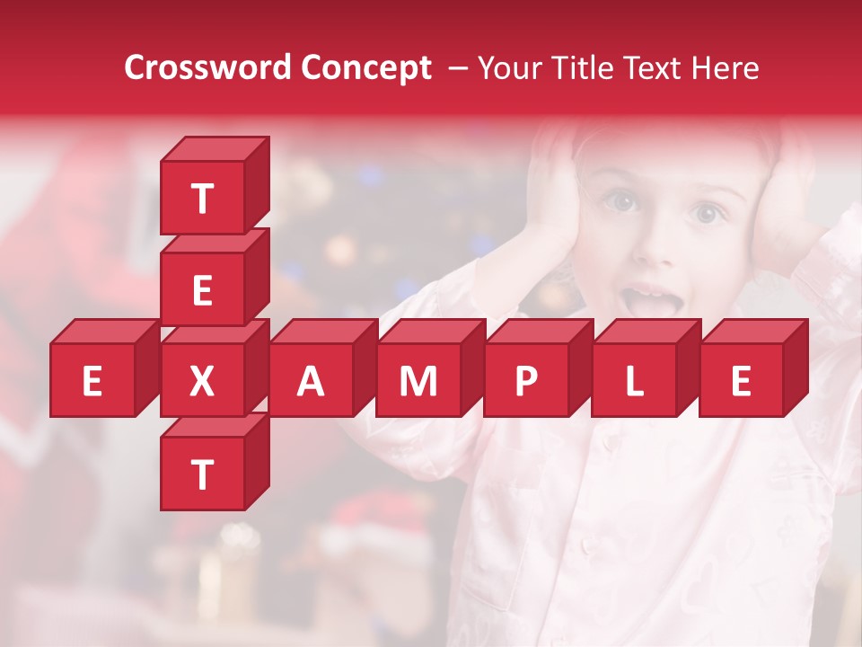 Child Bauble Father PowerPoint Template