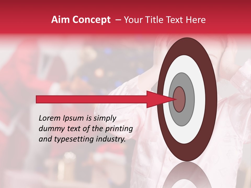 Child Bauble Father PowerPoint Template