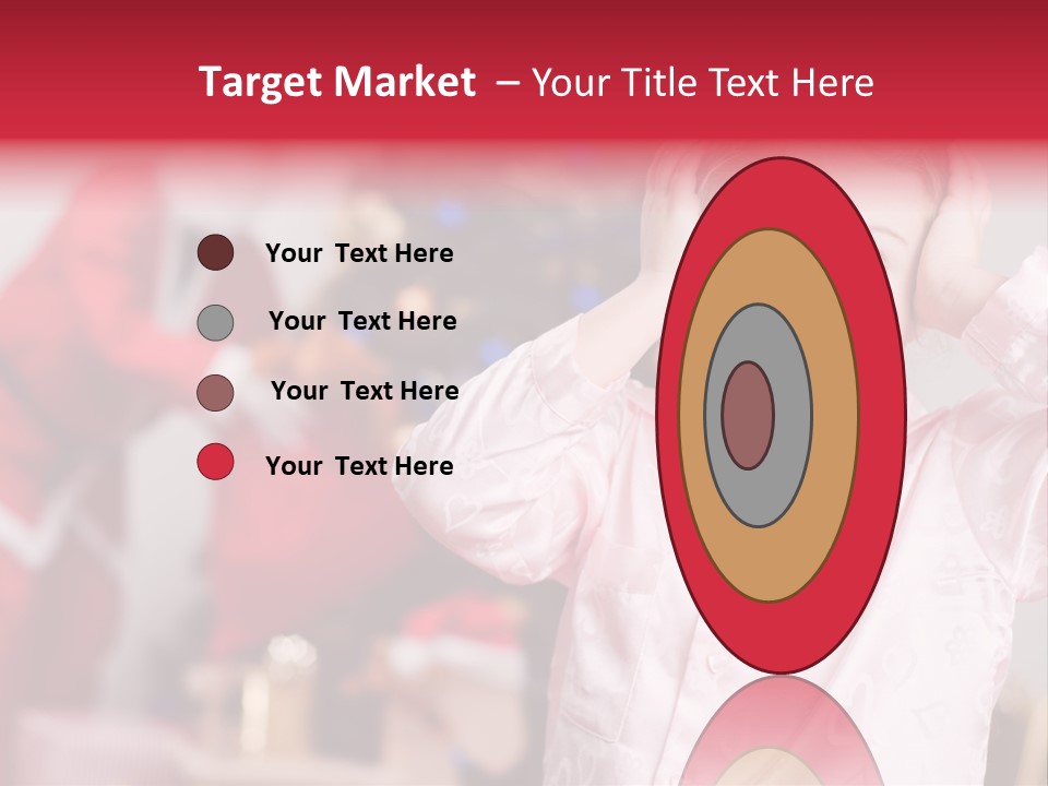 Child Bauble Father PowerPoint Template