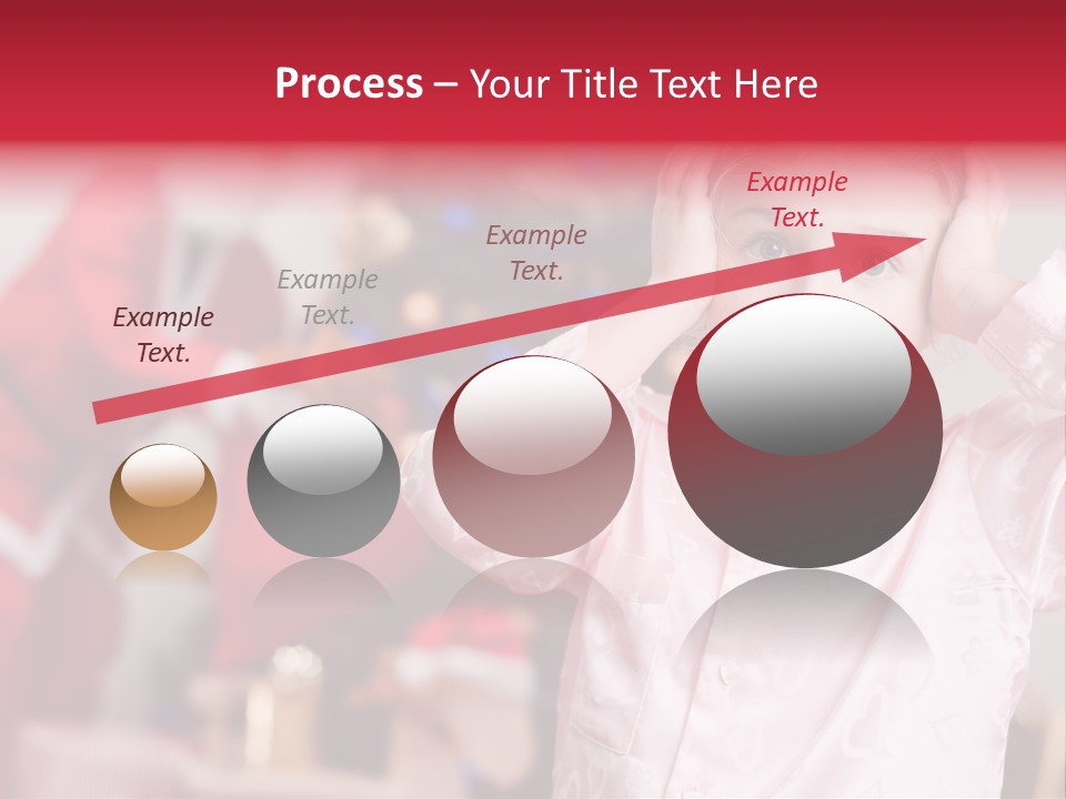 Child Bauble Father PowerPoint Template