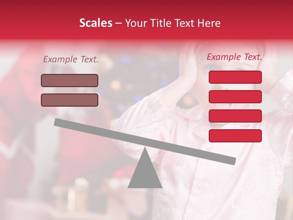 Child Bauble Father PowerPoint Template