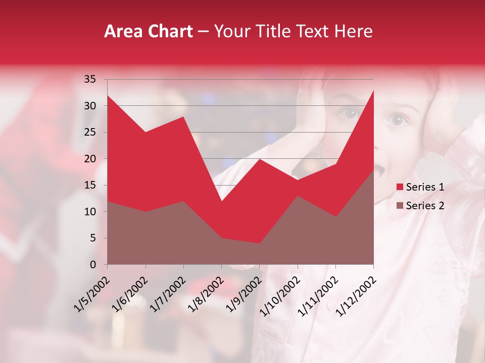 Child Bauble Father PowerPoint Template
