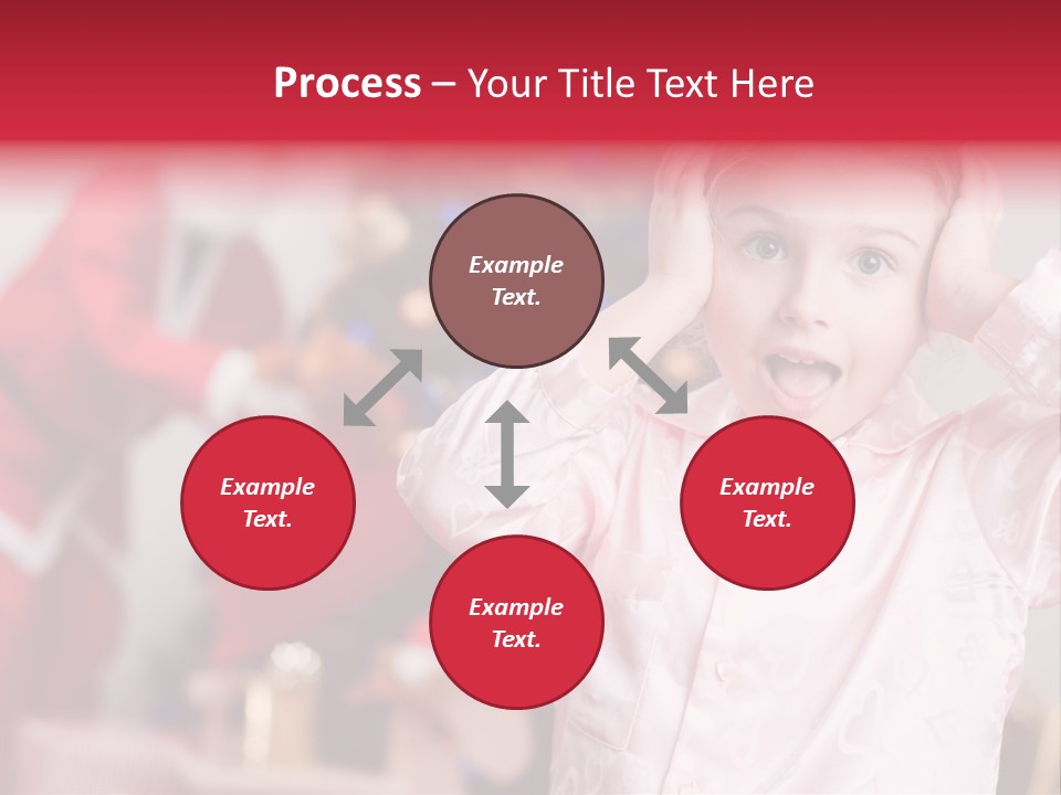Child Bauble Father PowerPoint Template