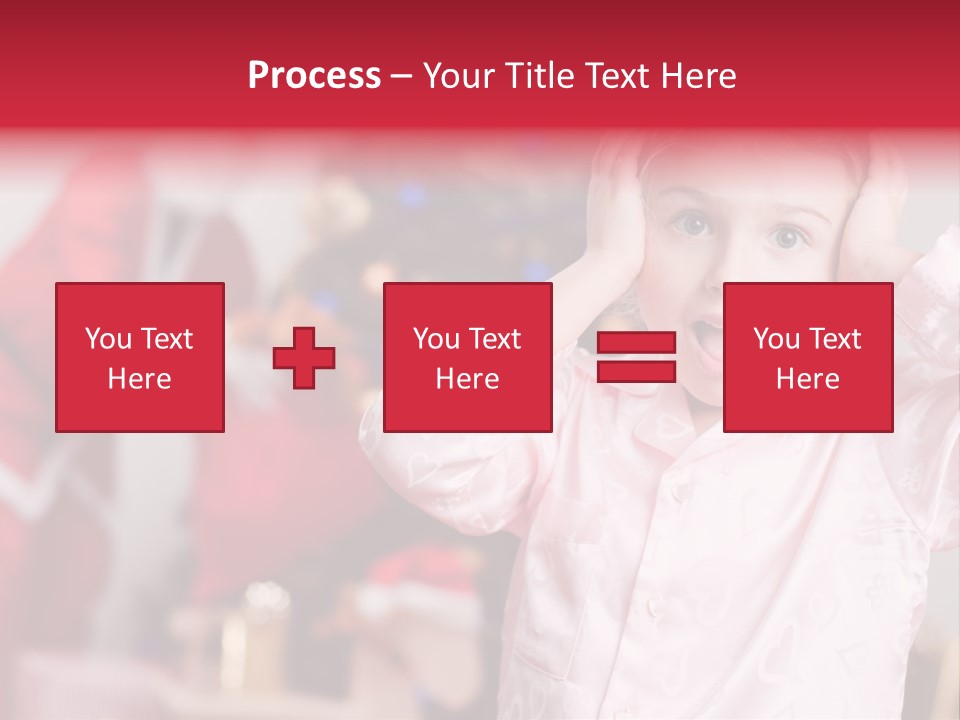 Child Bauble Father PowerPoint Template