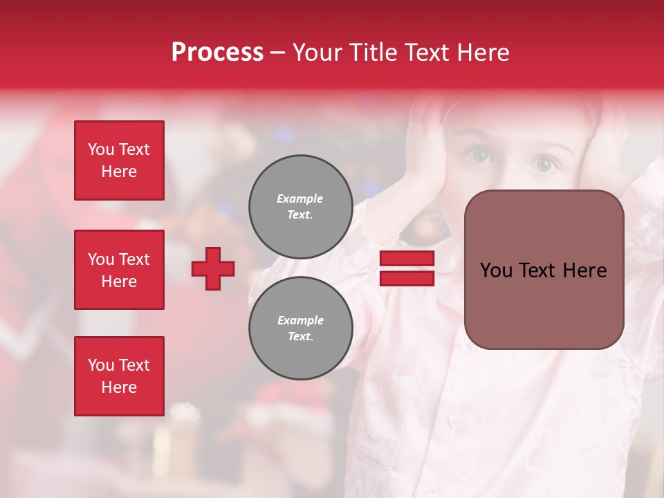 Child Bauble Father PowerPoint Template