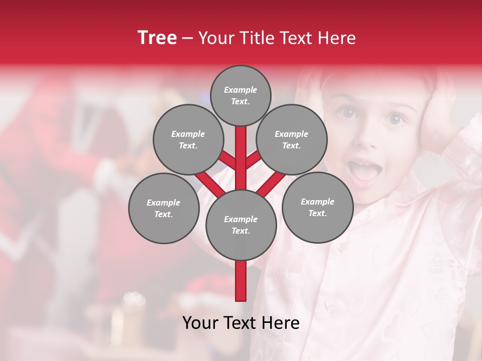 Child Bauble Father PowerPoint Template