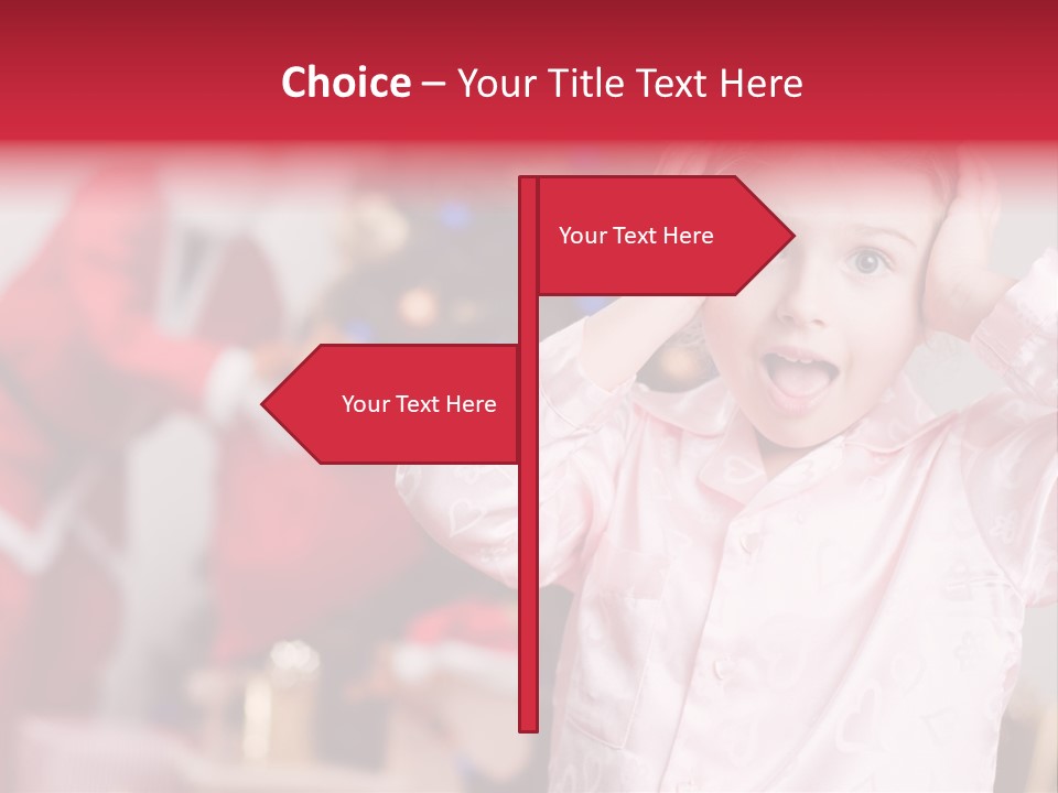 Child Bauble Father PowerPoint Template