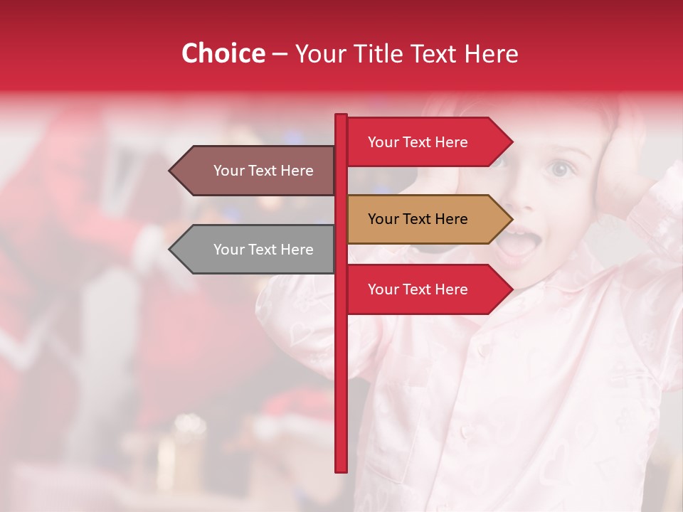 Child Bauble Father PowerPoint Template