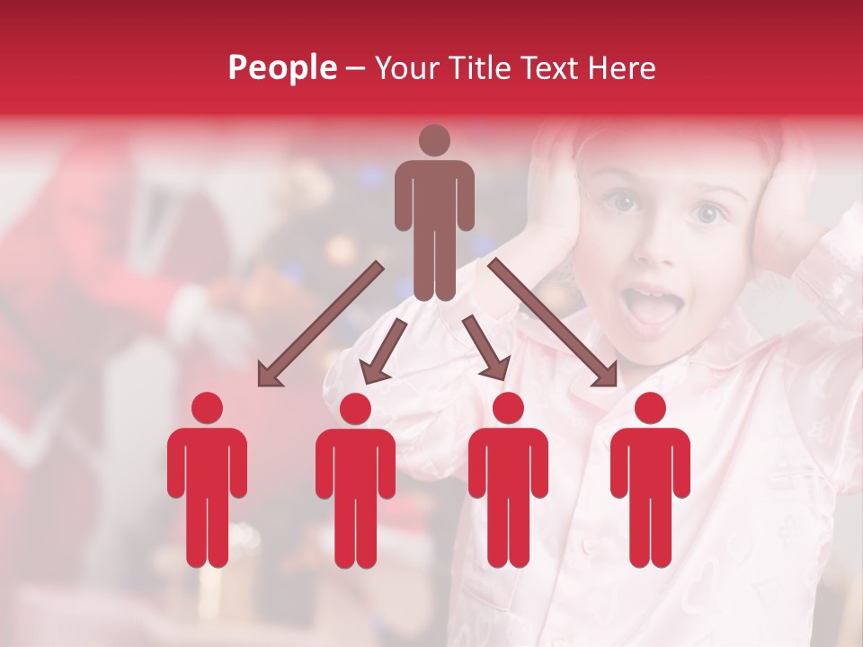 Child Bauble Father PowerPoint Template