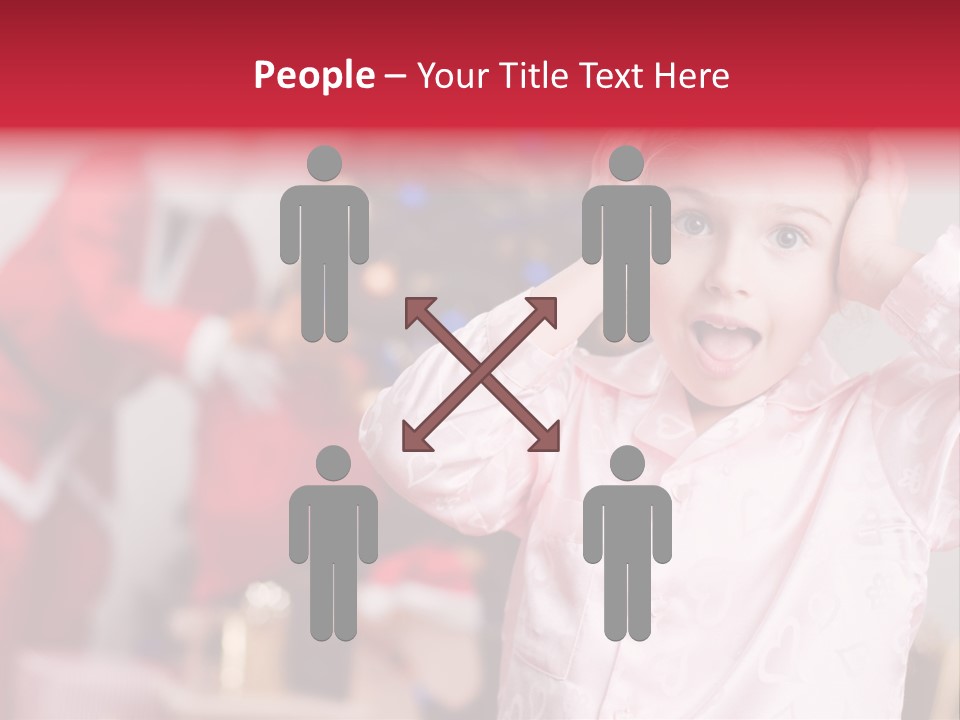 Child Bauble Father PowerPoint Template