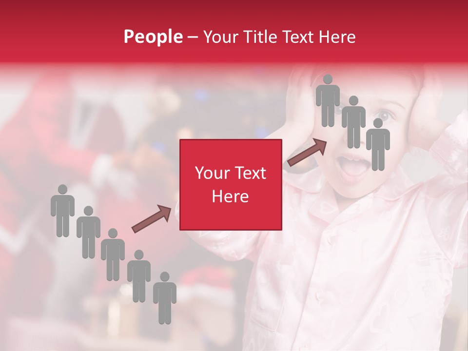 Child Bauble Father PowerPoint Template