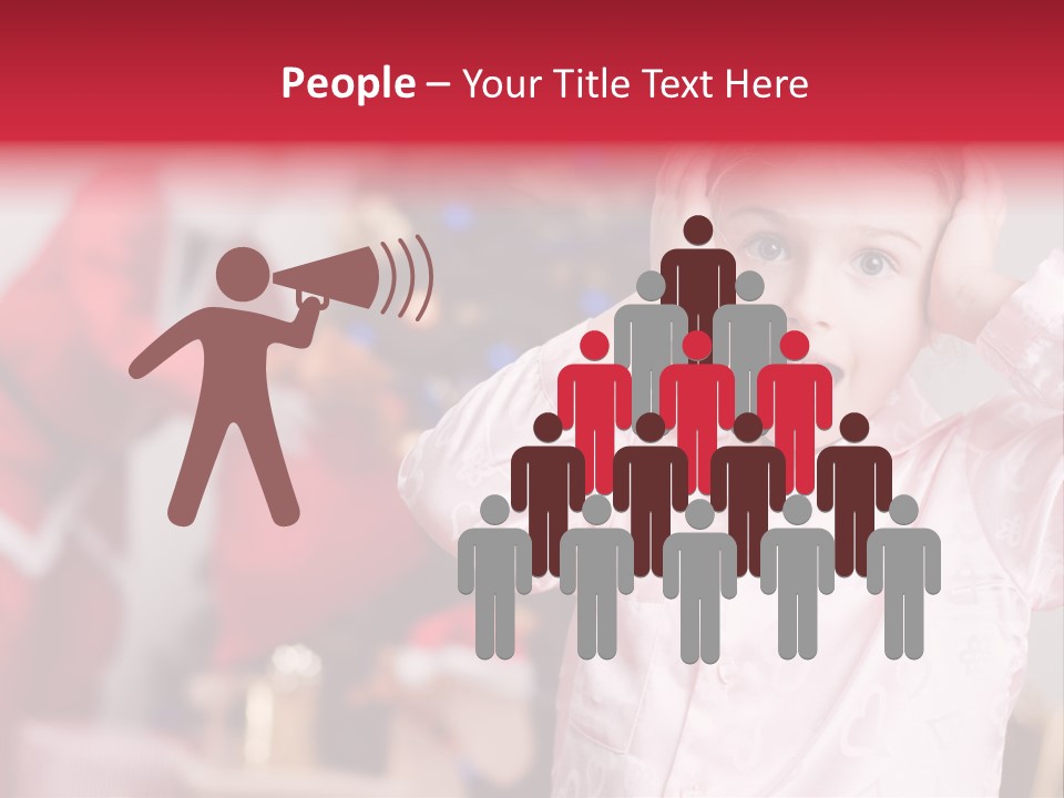 Child Bauble Father PowerPoint Template