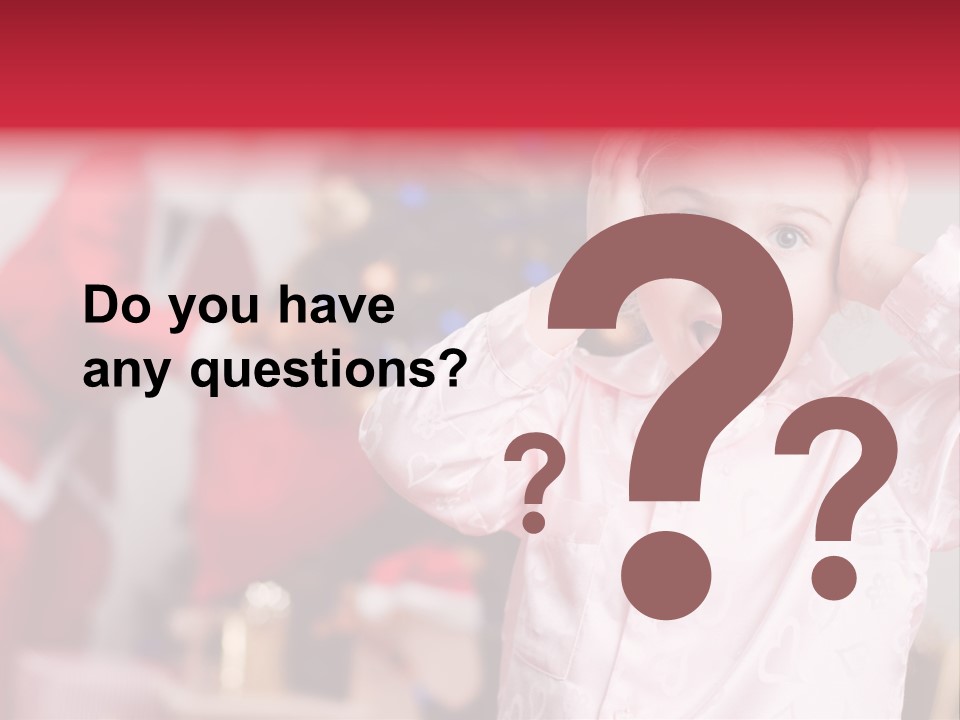 Child Bauble Father PowerPoint Template