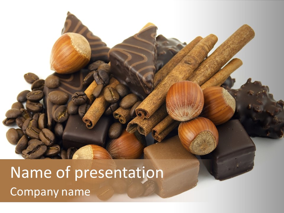 Dark Delicious Coffee PowerPoint Template
