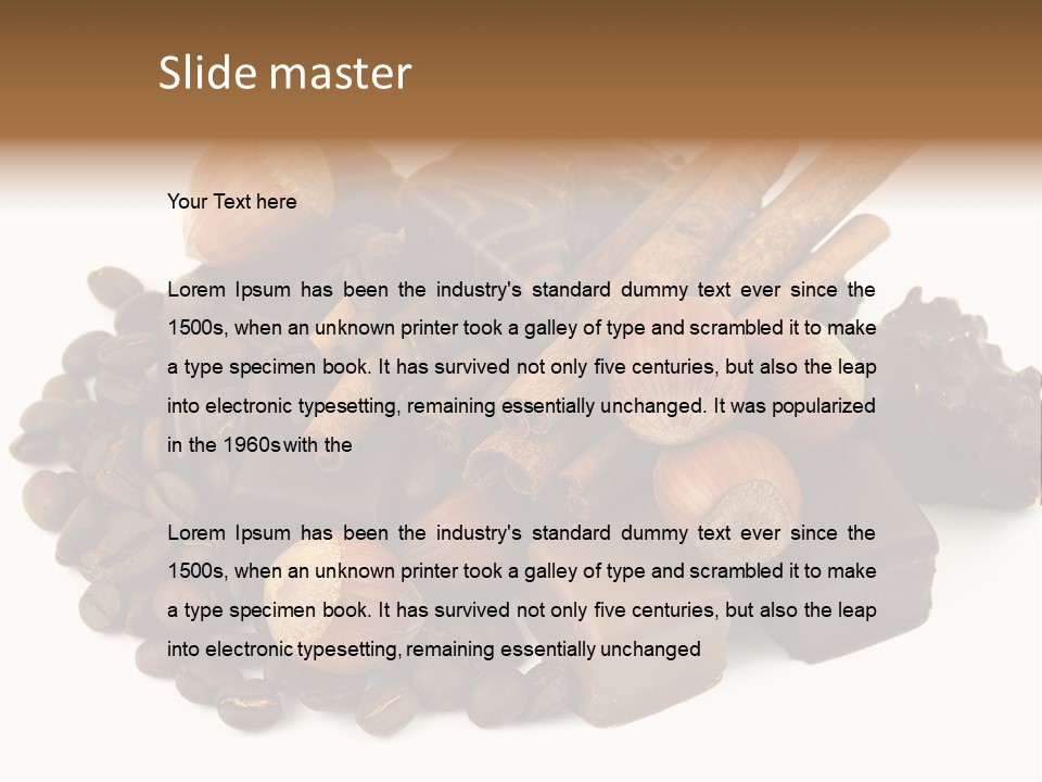 Dark Delicious Coffee PowerPoint Template