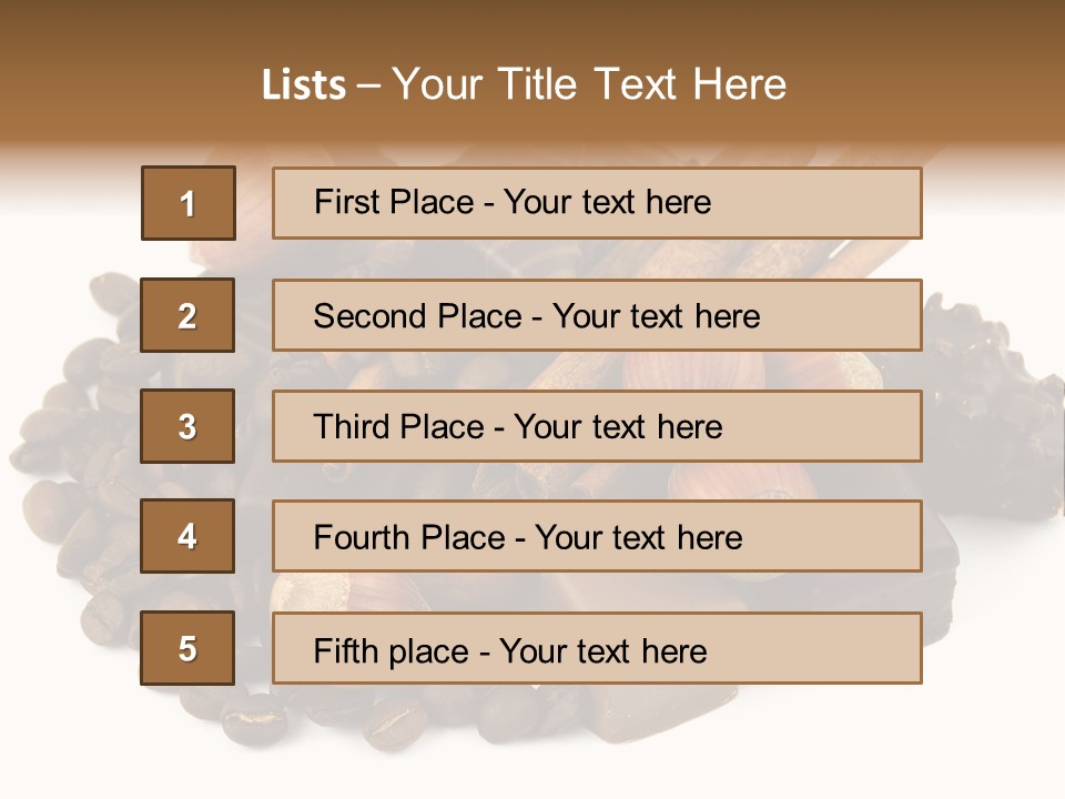 Dark Delicious Coffee PowerPoint Template