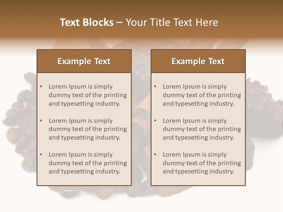 Dark Delicious Coffee PowerPoint Template