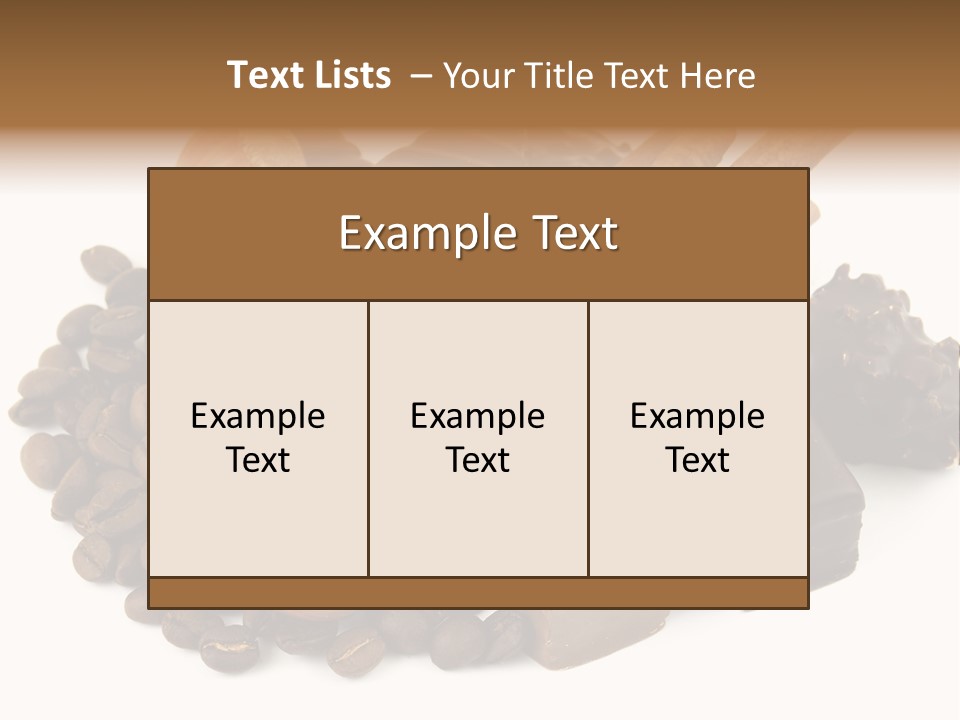 Dark Delicious Coffee PowerPoint Template