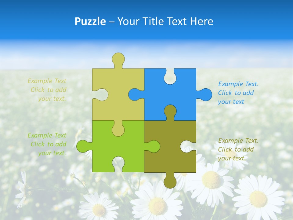 Meadow Outdoor Floral PowerPoint Template