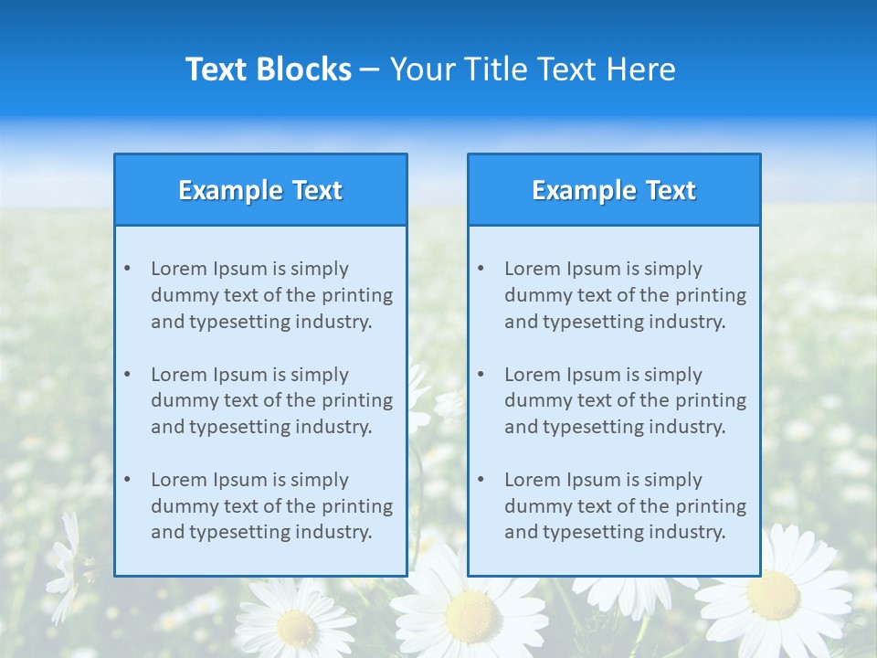 Meadow Outdoor Floral PowerPoint Template